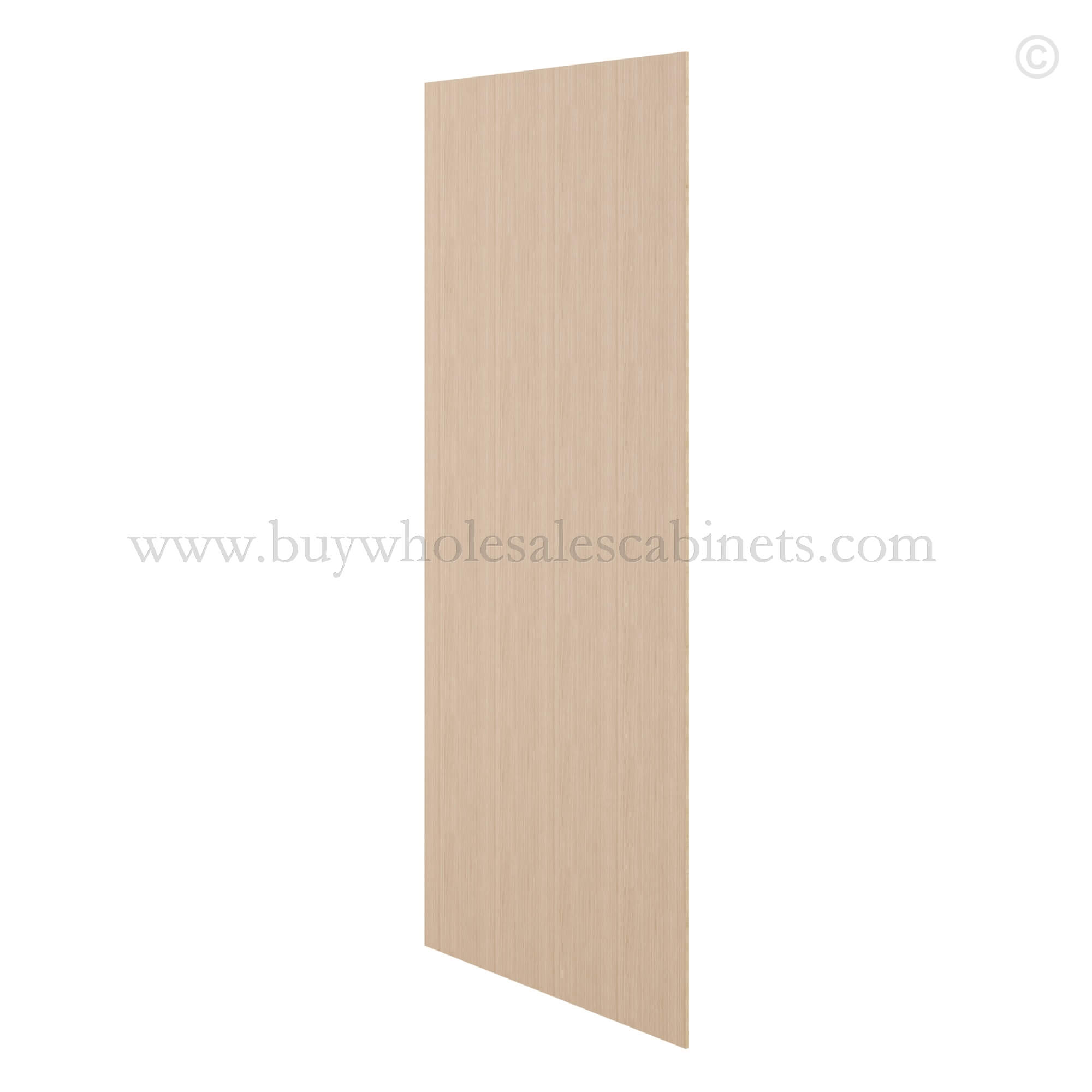 Slim Oak Shaker Tall Skin Veneer Panel, rta cabinets, wholesale cabinets