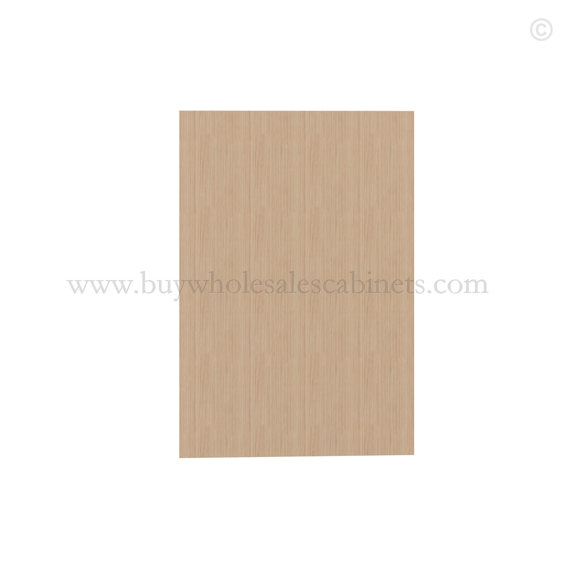 Slim Oak Shaker Base Skin Veneer Panel, rta cabinets, wholesale cabinets