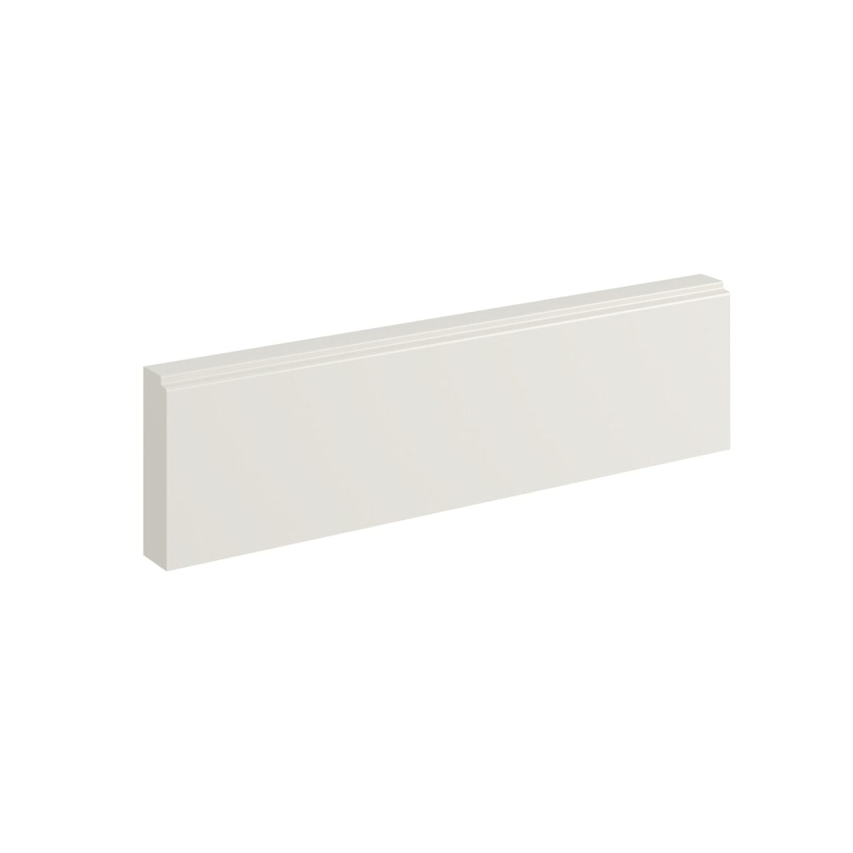Charleston White Raised Panel Toe Kick - Image 1