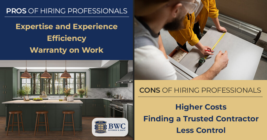 pros and cons of hiring professionals