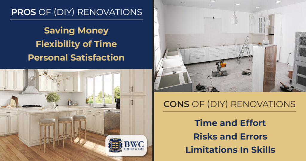 pros and cons of DIY renovations