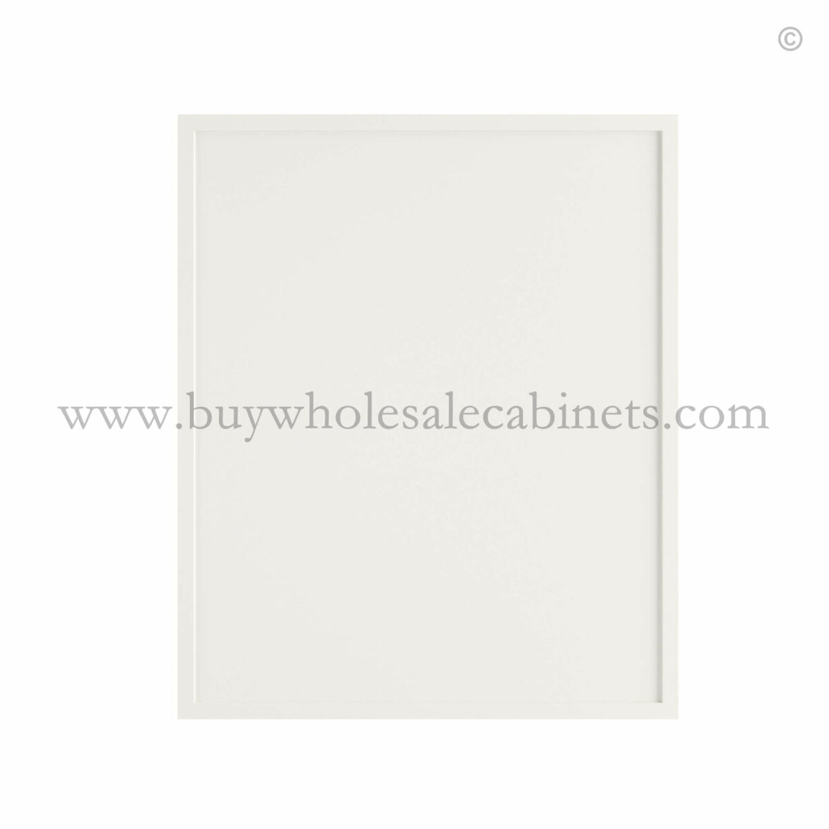 slim white cabinets