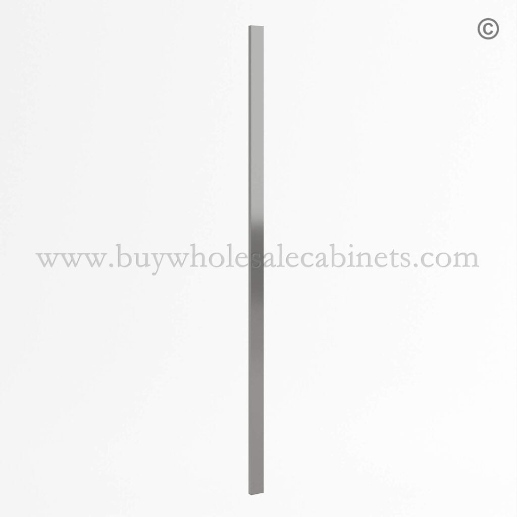 Frameless Gloss Gray Tall Filler, rta cabinets, frameless cabinets