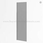 Frameless Gloss Gray Refrigerator End Panel Veneer, wholesale cabinets, frameless cabinets