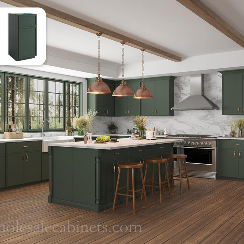 Green Kitchen Cabinets – RTA & Ready to Ship | BWC