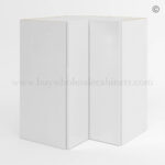 Frameless Gloss White Easy Reach Wall Cabinet, rta cabinets, white wall cabinets