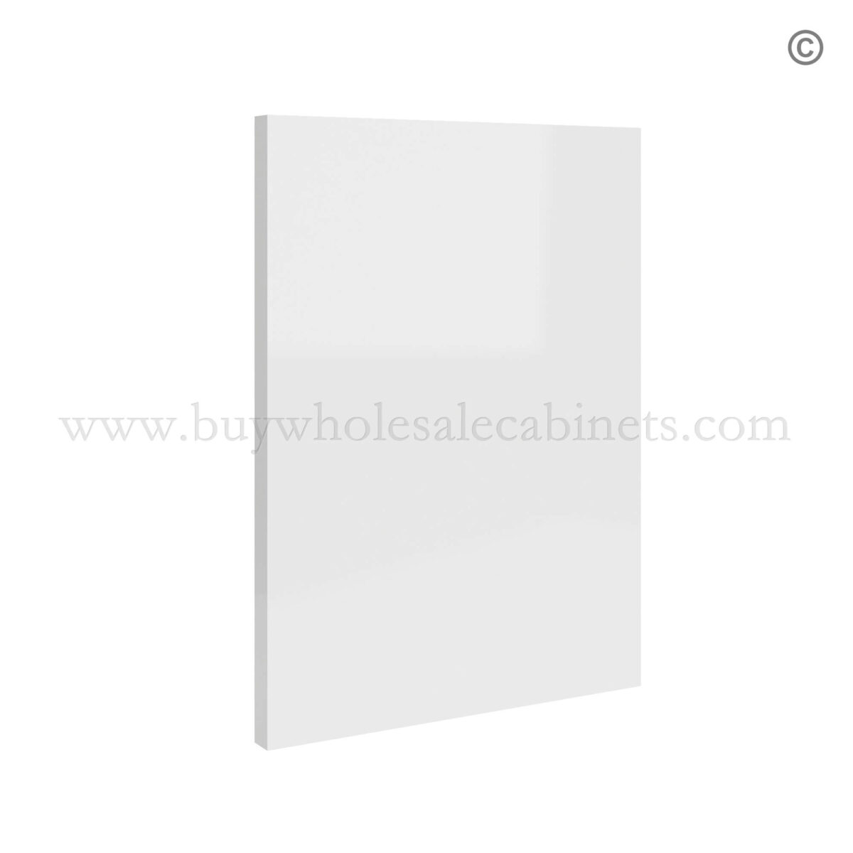 Frameless Gloss White Sample Door, rta cabinets, frameless cabinets