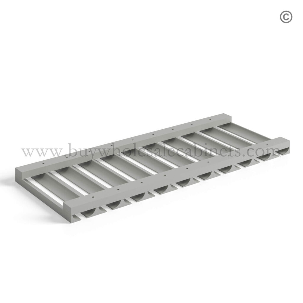 Dorian Gray Shaker Wall Glass Rack Under Cabinet, dorian gray cabinets, rta cabinets, wholesale cabinets