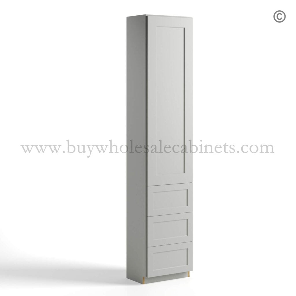 Dorian Gray Shaker Vanity Towel Cabinet
