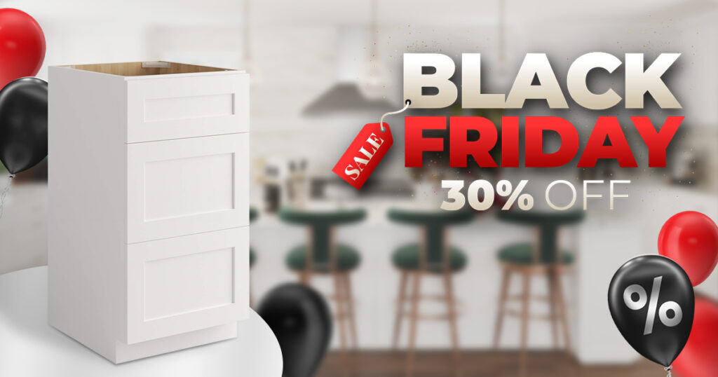 blac friday cabinet sale, white kitchen cabinets, rta cabinets