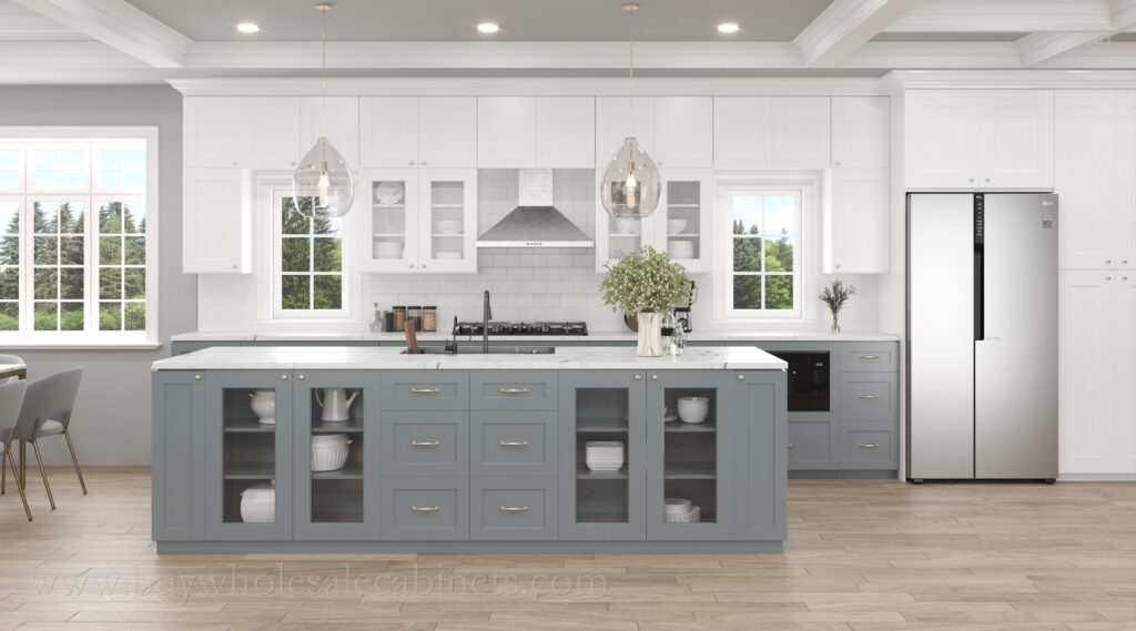 gray kitchen cabinets, rta cabinets, wholesale cabinets