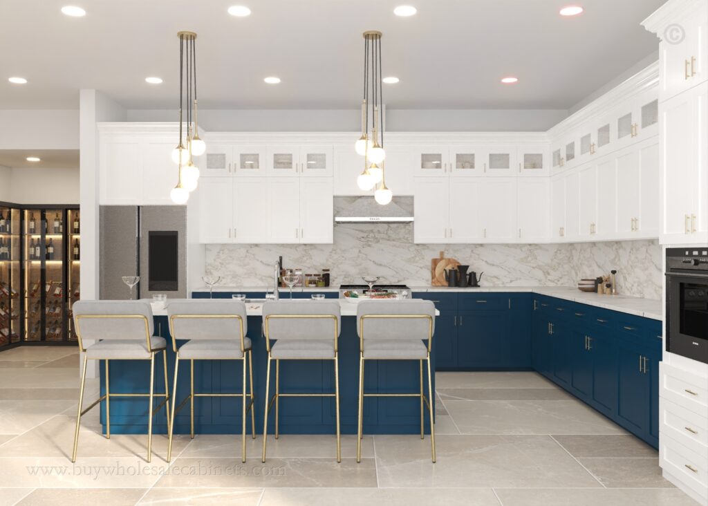 blue kitchen cabinets, rta cabinets