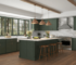 Green Kitchen Cabinets