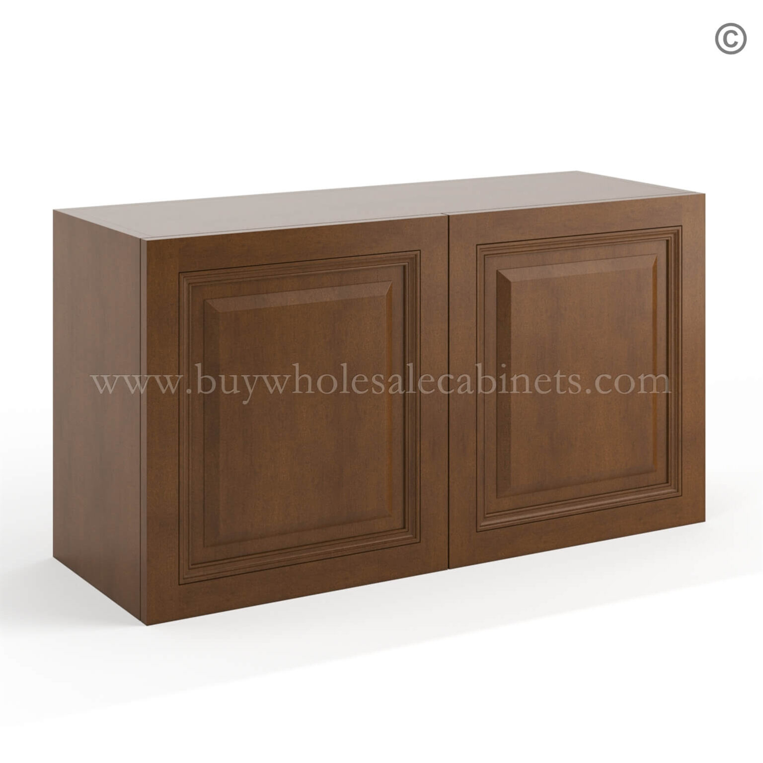 Frameless Graphite Gray 30 Tall Deep Wall Cabinet - BWC