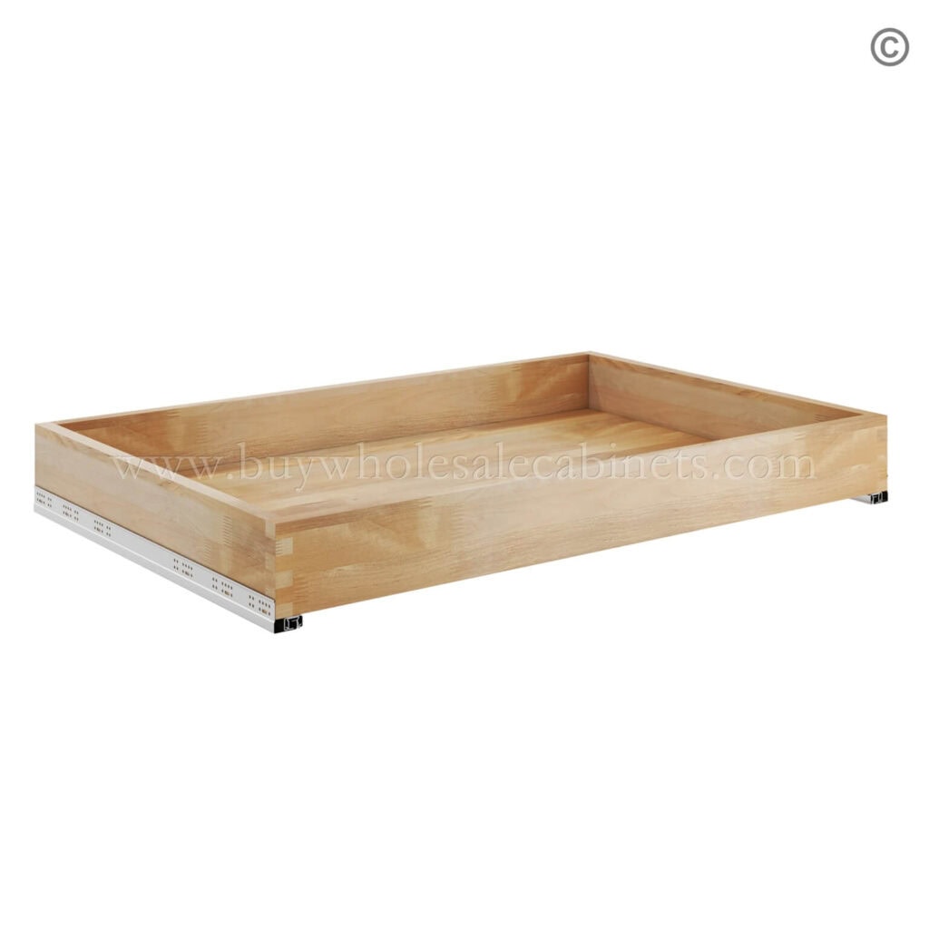 Frameless Classic Chestnut Roll Out Tray