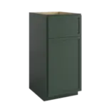 Green shaker base cabinet