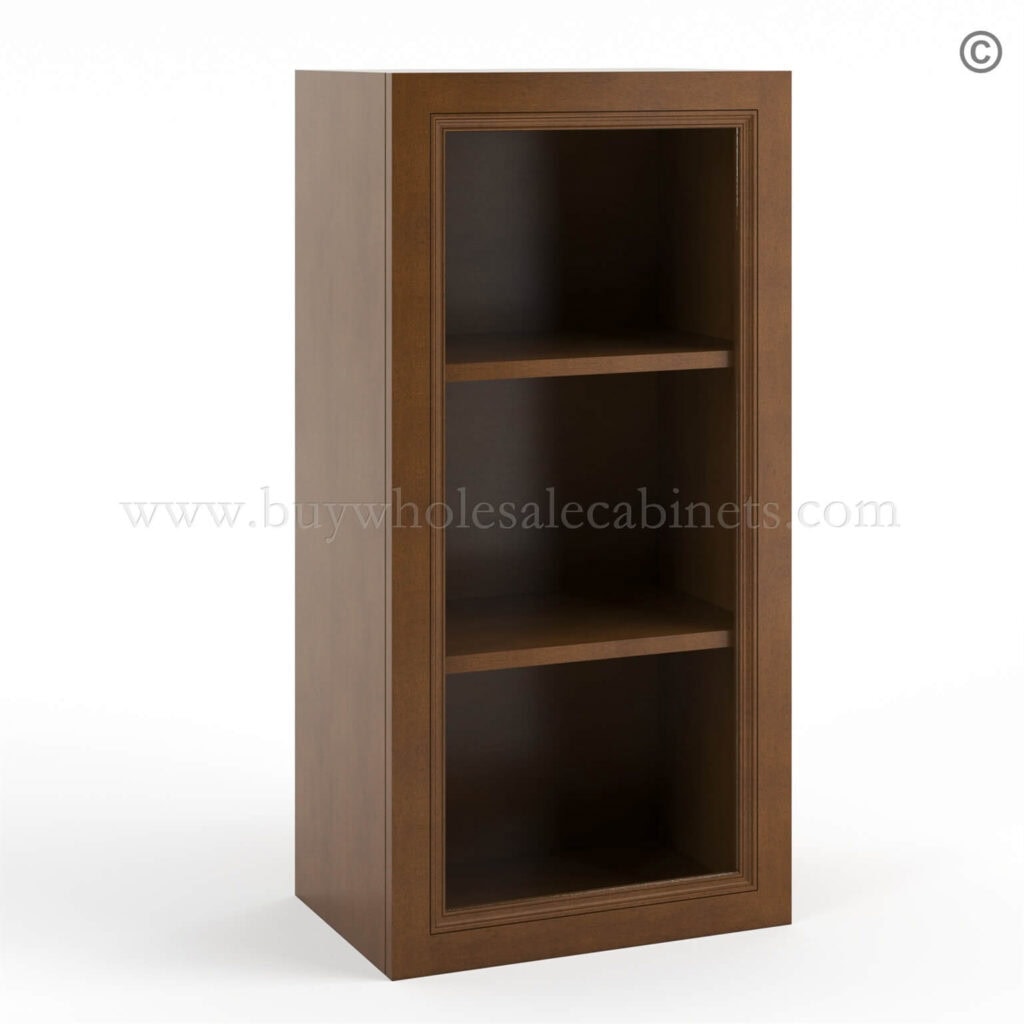 Frameless Classic Chestnut Wall Mullion Door