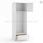 Frameless White Deco Double Oven Cabinet - Image 2