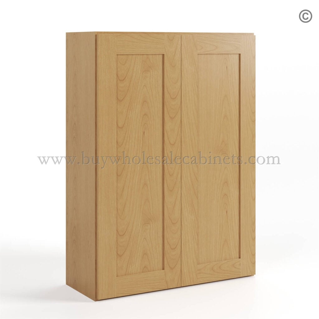 Treasure Chest Shaker 42 H Double Door Wall Cabinet, rta cabinets