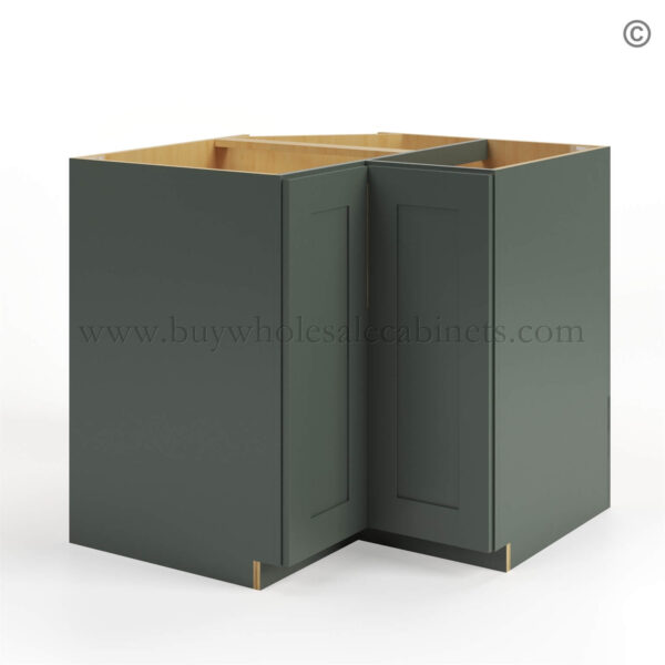 Green Shaker Easy Reach Base Cabinet, rta cabinets