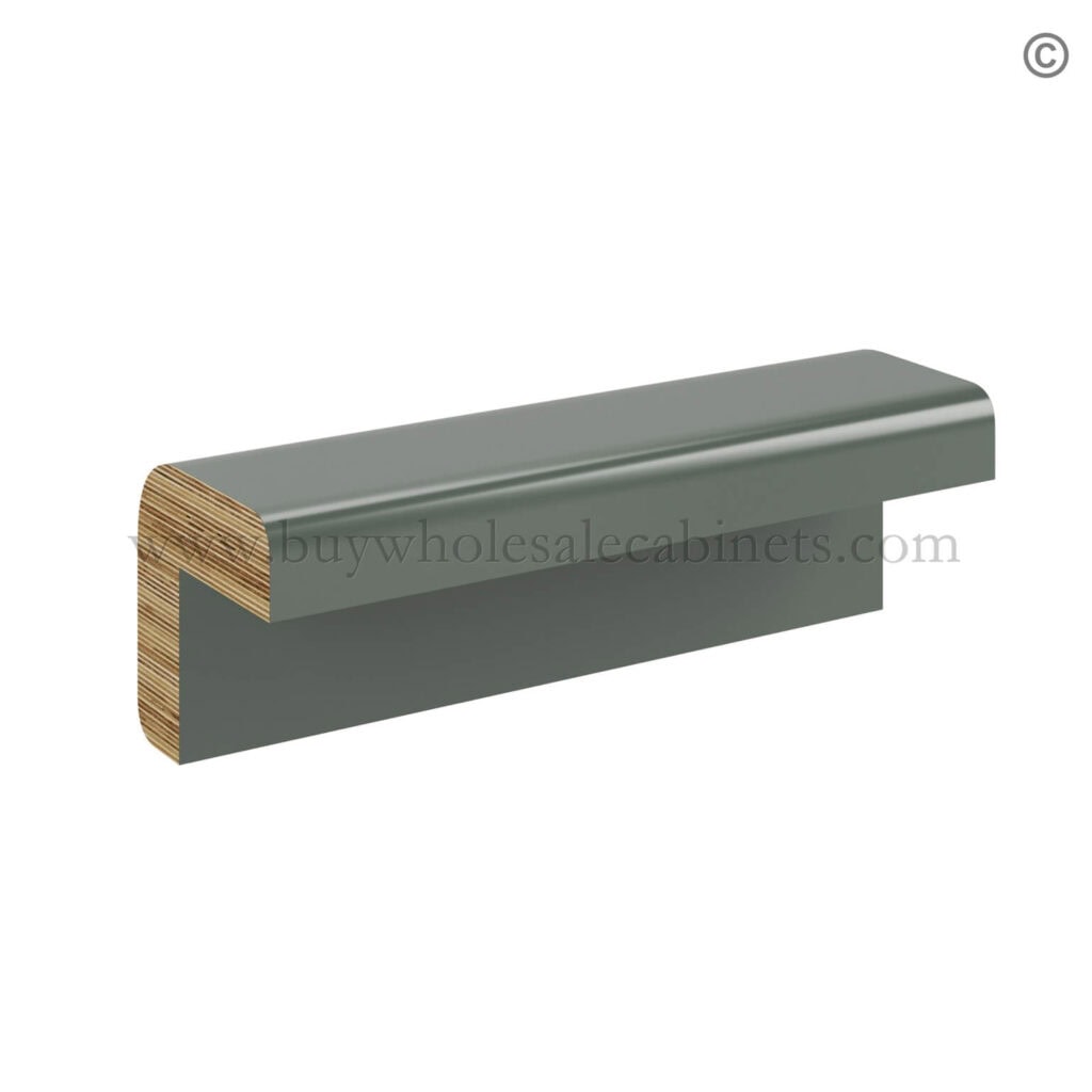 Green Shaker Outside Corner Moulding, rta cabinets