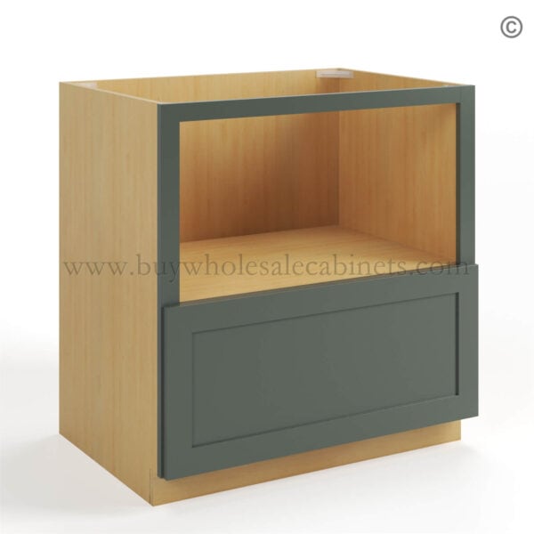 Green Shaker Microwave Base Cabinet - Buy Wholesale Cabinets