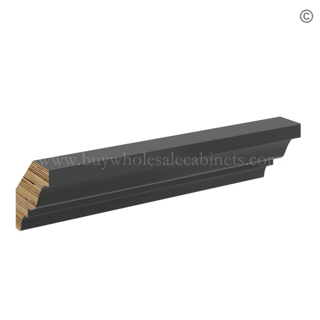 Black Shaker Crown Moulding, rta cabinets
