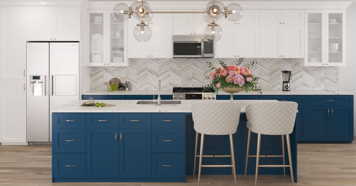 how deep are kitchen base cabinets​
