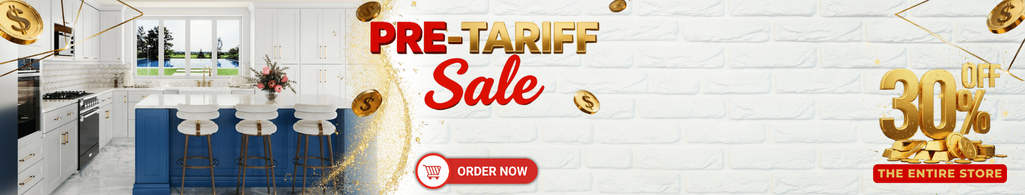 Pre-tariff cabinet sale