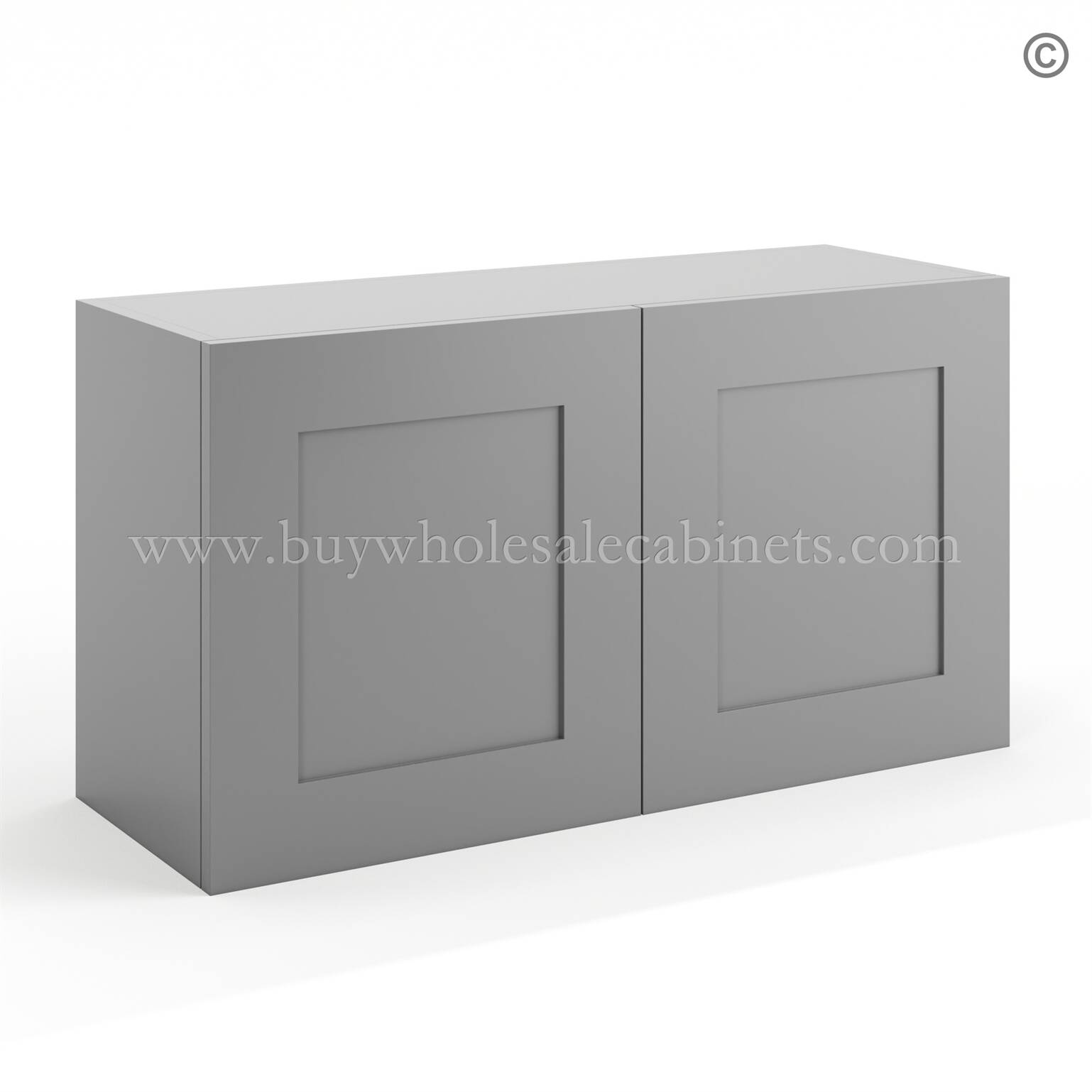 22-stom-gray-12”-deep-two-doors-wall-cabinets-closed