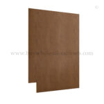 Frameless Classic Chestnut Dishwasher Panel