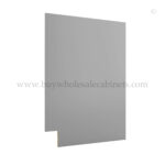 Frameless Graphite Gray Dishwasher Panel