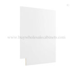 Frameless White Deco Dishwasher Panel
