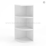 Frameless White Deco Wall Open End Shelf