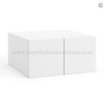 Frameless Modern White Shaker Wall Small Drawers - 2 Drawers