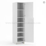 Frameless White Deco Pantry Cabinet - Single Door - Image 2