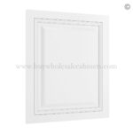 Frameless White Deco Cabinet Door Panel
