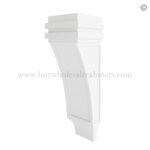 Frameless Modern White Shaker Corbel Medium