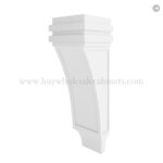 Frameless White Deco Corbel Medium