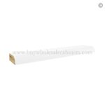 Frameless Modern White Shaker Scribe Molding
