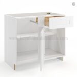 Frameless Modern White Shaker Base Blind Cabinet - Image 2
