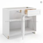 Frameless White Deco Base Blind Cabinet - Image 2