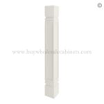Frameless Pearl White Square Spool/Leg