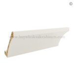 Frameless Pearl White Cove Crown Molding