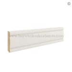 Frameless Pearl White Light Rail Molding