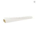 Frameless Pearl White Scribe Molding