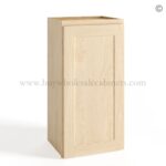 Unfinished Shaker 30"H Wall Cabinet Single Door