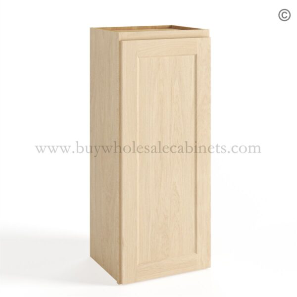 2 unfinished shaker closed 36 wall cabinet single door close w1236