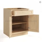 Unfinished Shaker Base Cabinet Two Doors/One Drawer - Image 2