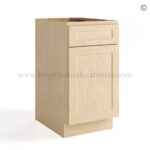 Unfinished Shaker Base Cabinet One Door/One Drawer